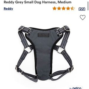 Reddy Grey Small Dog Harness